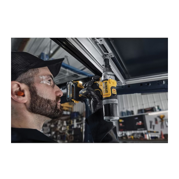 DEWALT 20V MAX XR DCF414B Rivet Tool, Tool Only, 20 VDC, 3/16, 15/64, 1/4 in Dia Rivet, 4500 lbf Rivet Setting Force - 4