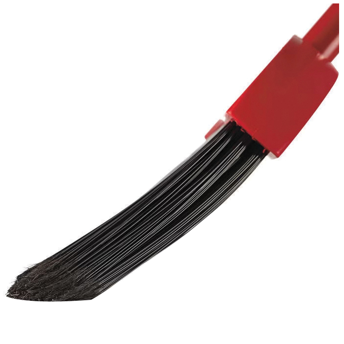 O-Cedar PowerCorner Pet Pro 168020 Broom and Step-On Dust Pan, Plastic Bristle, 56 in L, Steel Handle - 4