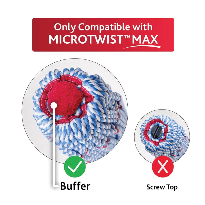 O-Cedar MicroTwist? MAX Microfiber Mop, Removes 99% of Bacteria with Just  Water 