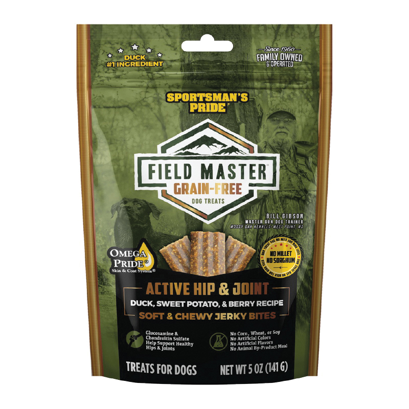 Field Master 10159 Hip and Joint Dog Treat, Small, Medium, Large Breed, Berry, Duck, Sweet Potato