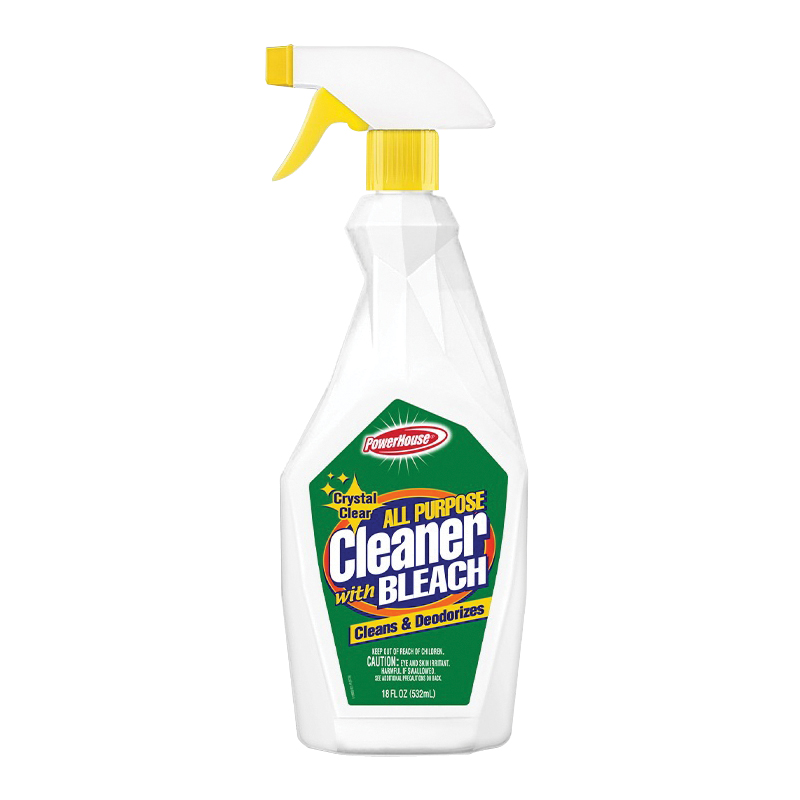 11992-12 All-Purpose Cleaner with Bleach, 18 oz, Spray, Liquid, Fresh, Clear