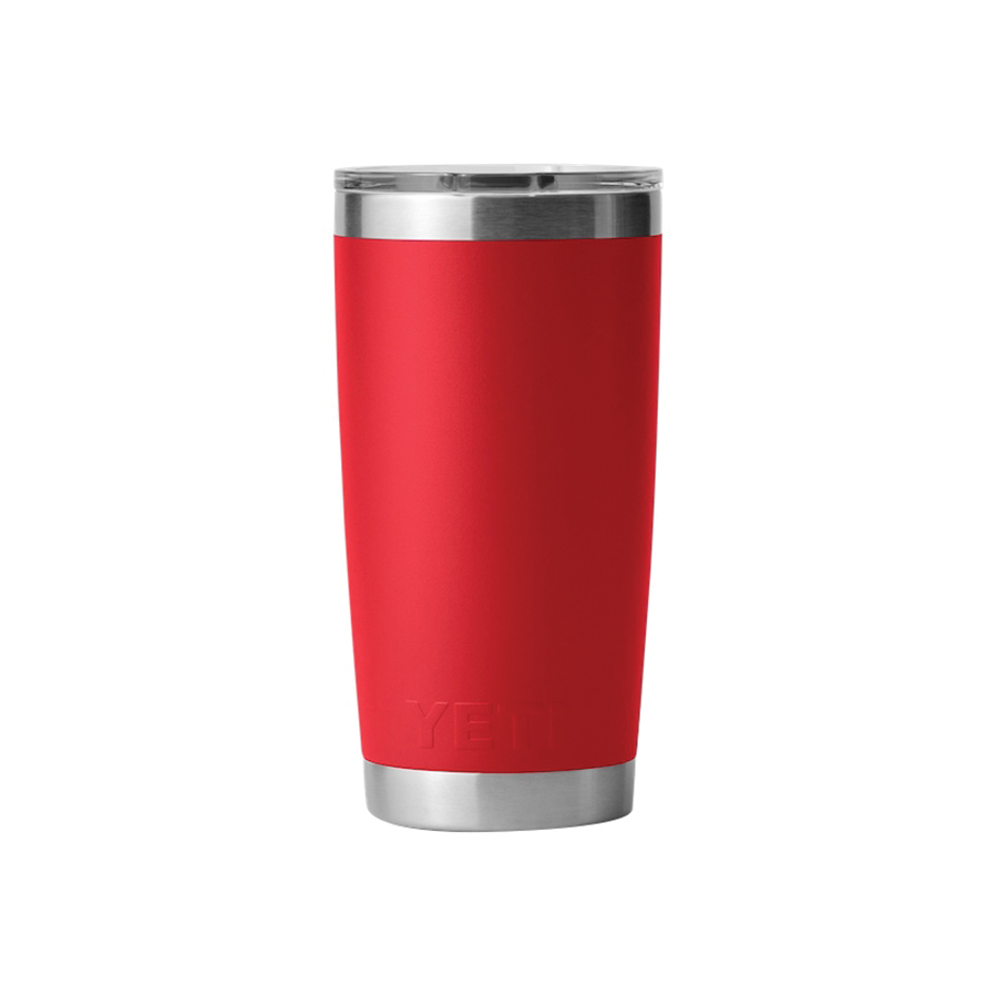 Rambler Tumbler, Yeti, 20 oz, MagSlider Lid, Stainless Steel, Rescue Red, Insulated - 3