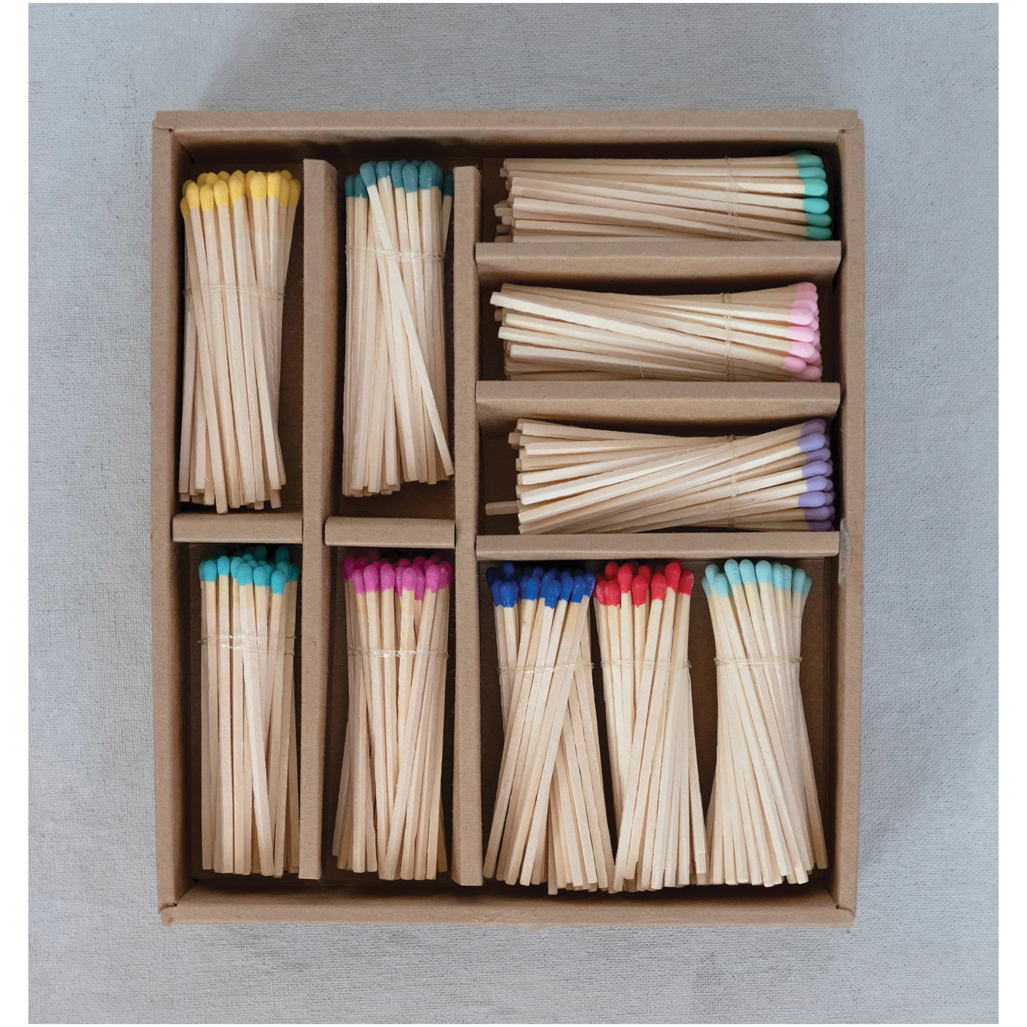 Creative Co-Op Flaire Series DF5958 Safety Matches, 150-Stick, Paper/Poplar Wood Stick - 2