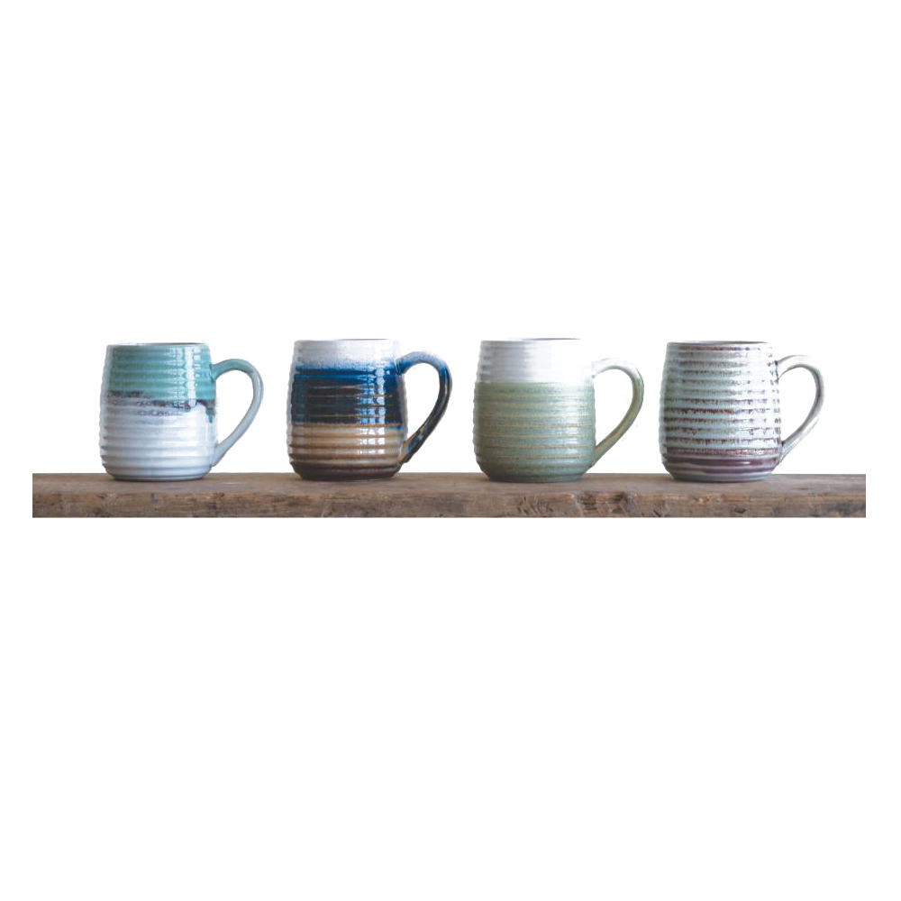Creative Co-Op Sonoma Series DF1492A Mug, 16 oz, Multi-Color - 2