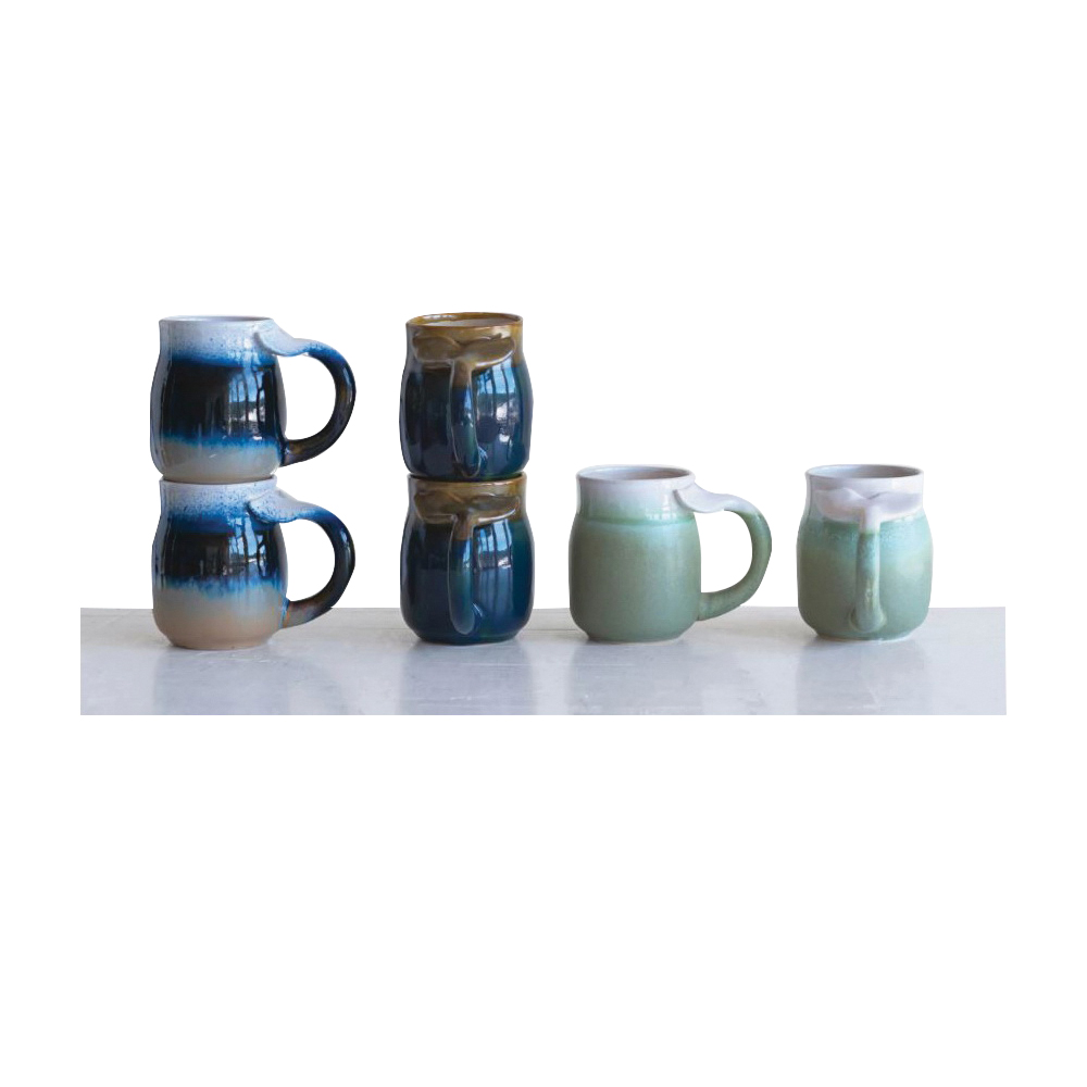 Creative Co-Op Shoreline Series DF1494A Mug, 16 oz, Stoneware - 2