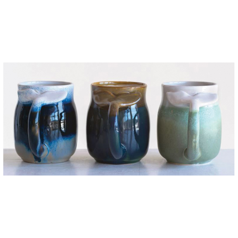 Creative Co-Op Shoreline Series DF1494A Mug, 16 oz, Stoneware - 3