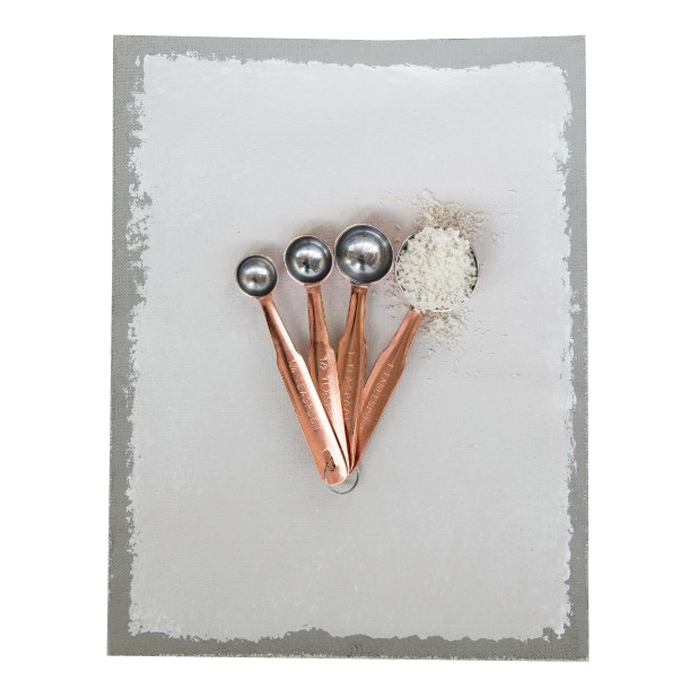 Creative Co-Op DA9823 Measuring Spoon, Stainless Steel, Copper - 2