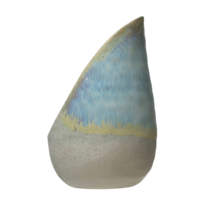 Creative Co-Op DF4061 Spoon Rest with Glaze, Stoneware, 5-1/2 in L, 1/2 in W - 4