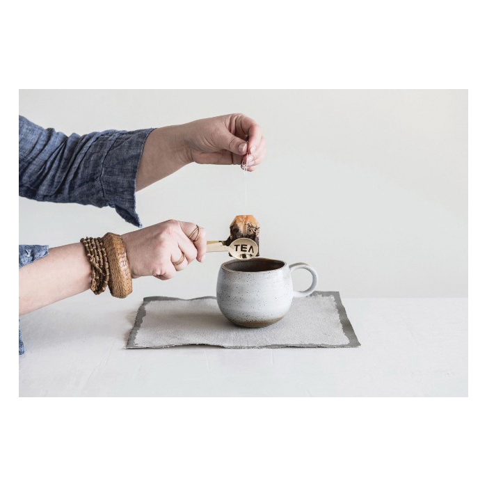 Creative Co-Op DF1889 Tea Tong, 5 in L, Stainless Steel - 2