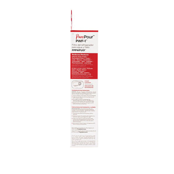 Refrigerator Filter, Frigidaire, Purepour Water and Ice, 0.65 gpm - 3