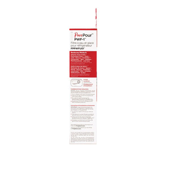 Refrigerator Filter, Frigidaire, Purepour Water and Ice, 0.65 gpm - 5