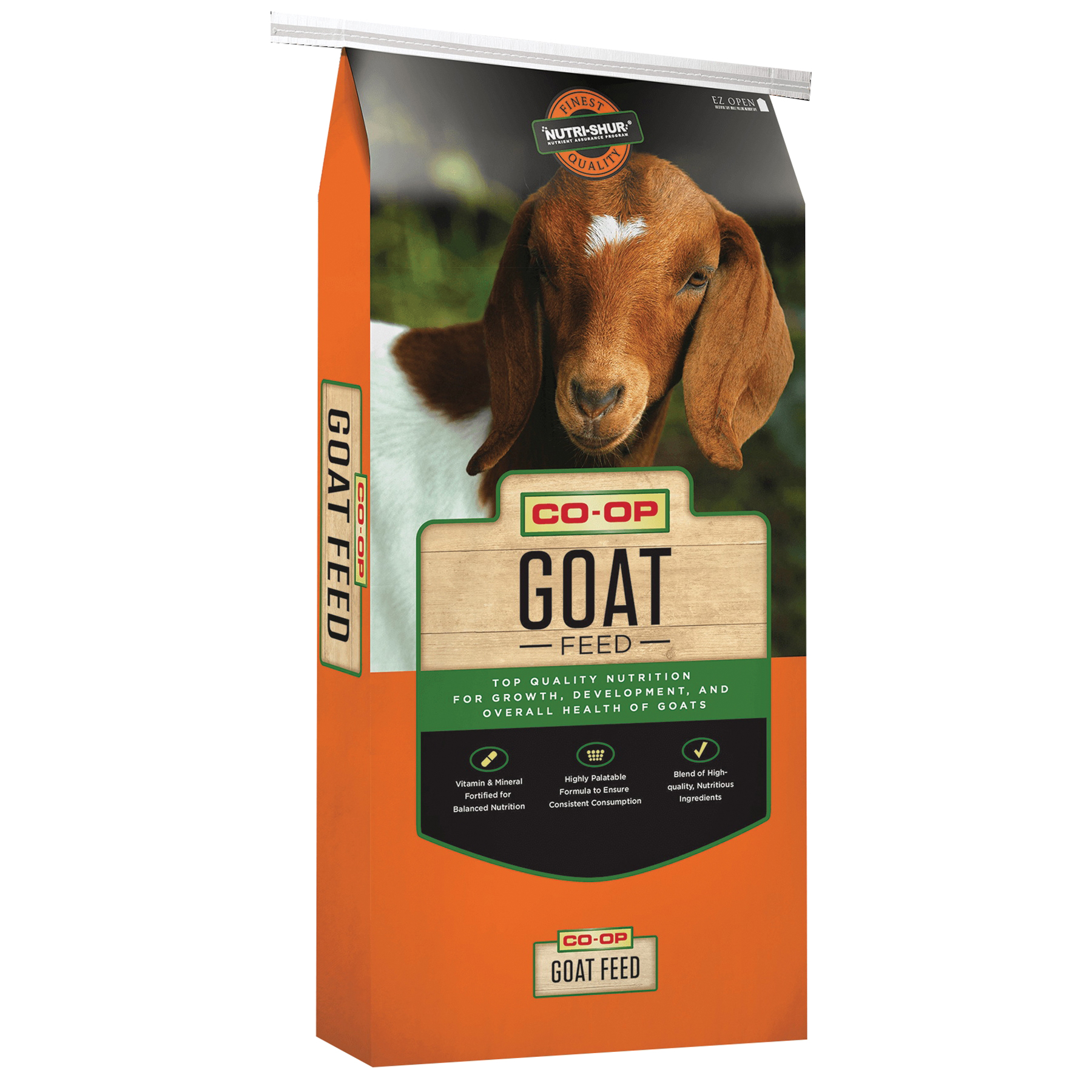 Co-op Feeds 348CO Goat Feed, 50 lb, Bag | Co-Op Feeds