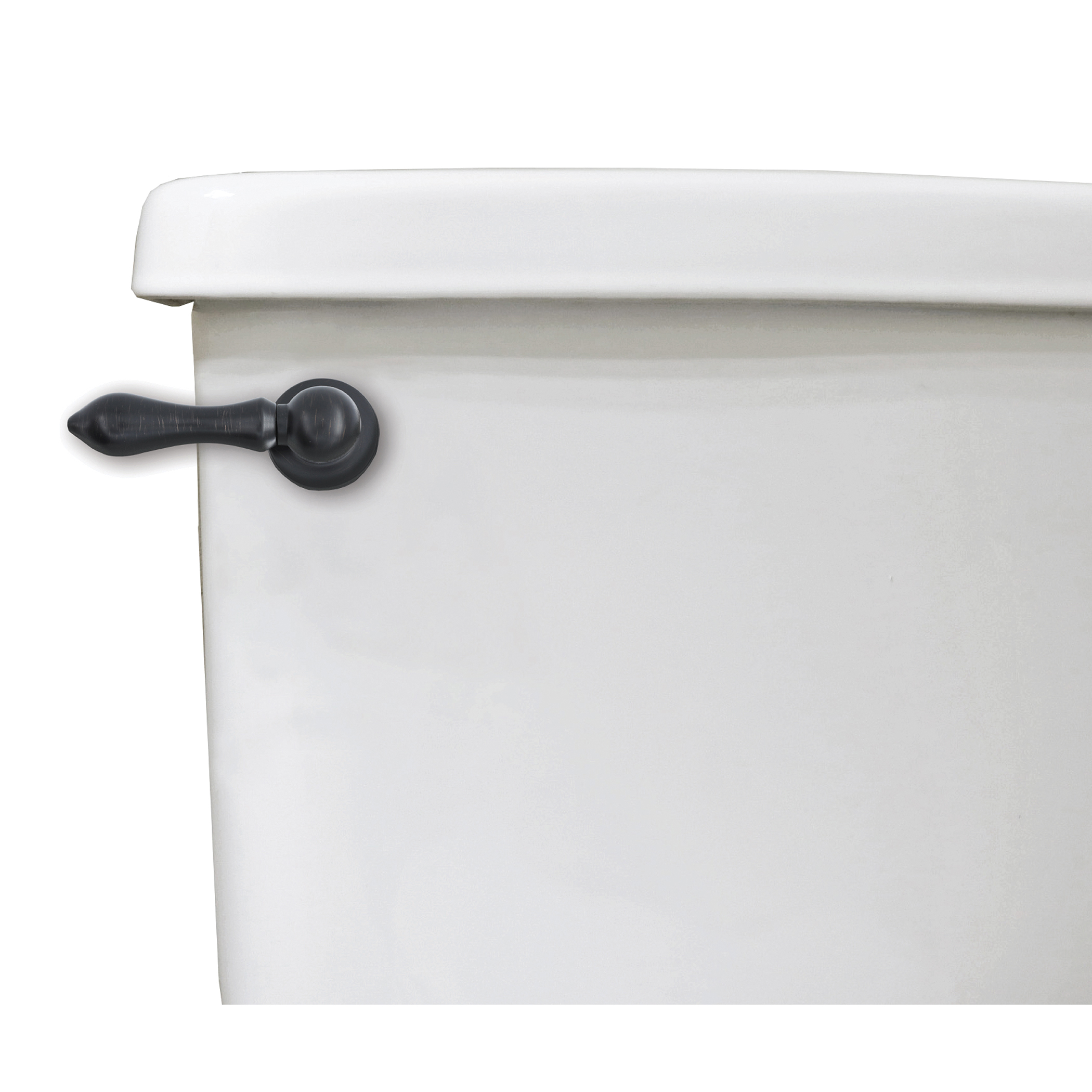 12061 Universal Decorative Toilet Handle, 9-3/4 in L Flush Arm, Plastic, Oil-Rubbed Bronze