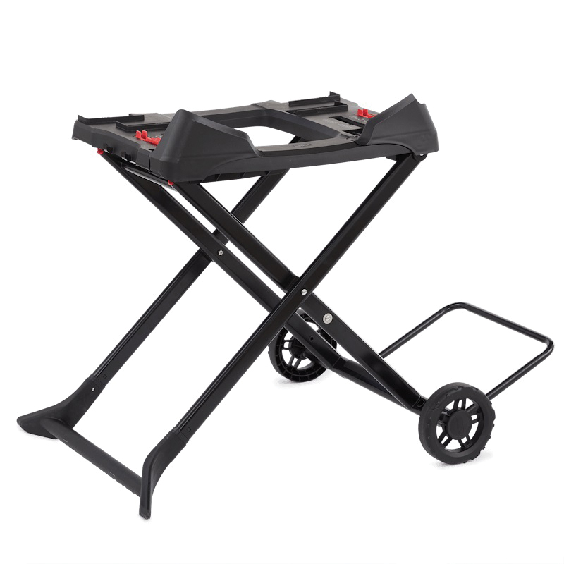 Weber 3400263 Portable Cart, 25.18 in OAL, 37.86 in OAW, 25.18 in OAH, Metal/Polypropylene, Black - 2