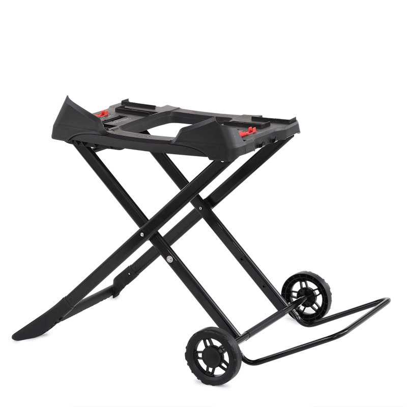Weber 3400263 Portable Cart, 25.18 in OAL, 37.86 in OAW, 25.18 in OAH, Metal/Polypropylene, Black - 3