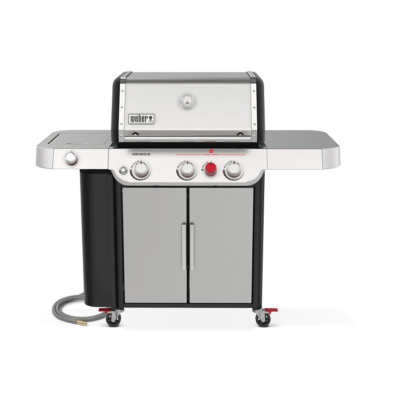 1500538 Gas Grill, Natural, Stainless Steel