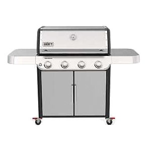 1500539 Gas Grill, 48.1 in H x 64.5 in W x 27 in D Dimensons, Liquid Propane, Stainless Steel