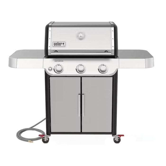 1500569 Gas Grill, 30,001 to 40,000 Btu/hr BTU, Natural, 3 -Burner, 513 sq-in Primary Cooking Surface
