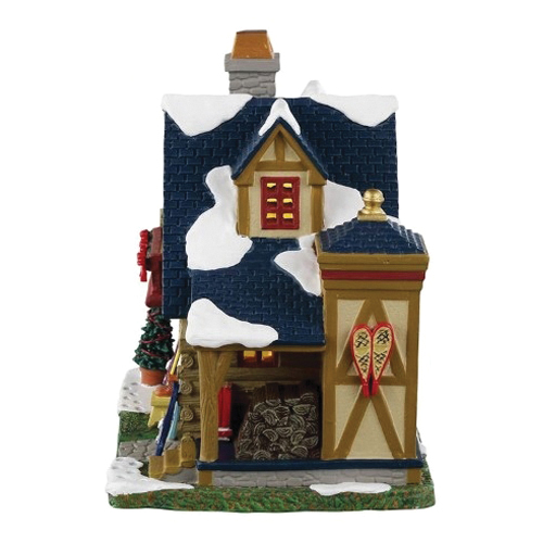 Lemax 35047 Christmas Village, 7.56 in W, Porcelain, LED, Internal Light/Music: Internal Light - 3