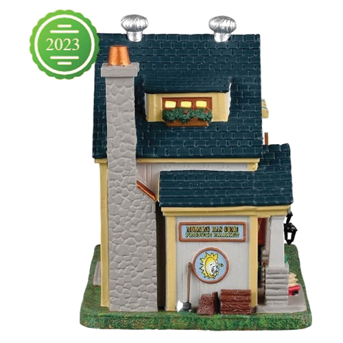 Lemax 35056 Christmas Village, 7.32 in W, Porcelain, LED, Internal Light/Music: Internal Light - 2