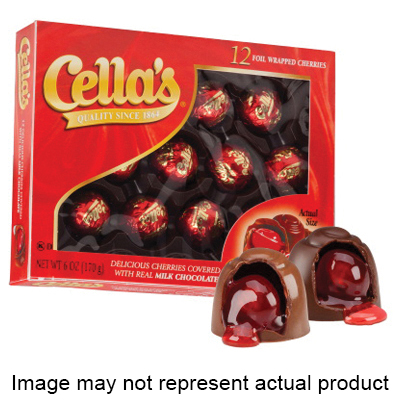 Cella's 0601249 Cella's 0601249 Milk Chocolate Covered Cherry, 1.5 oz, Box - 1
