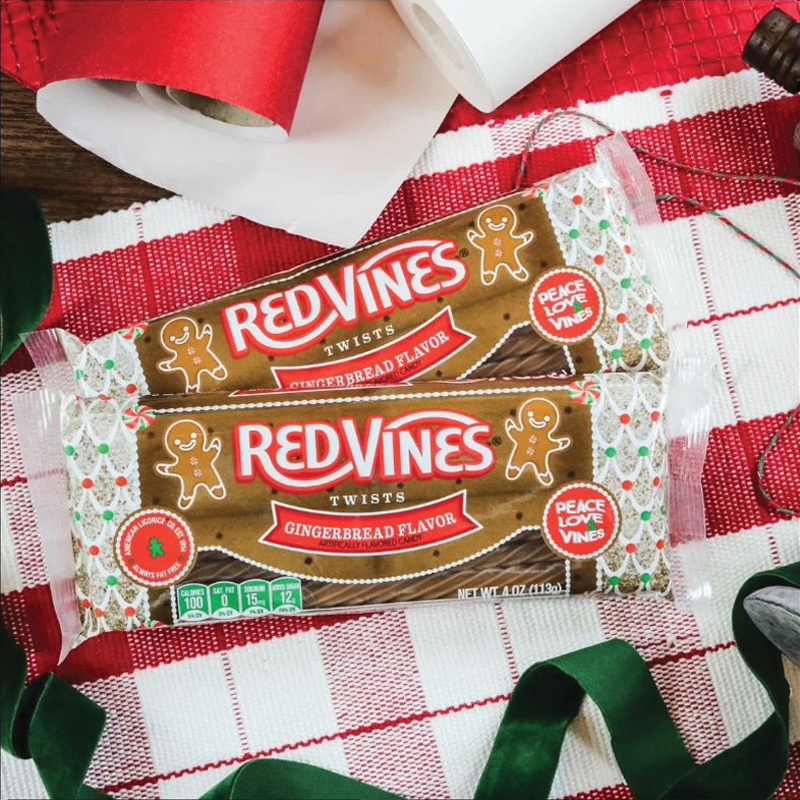 Red Vines 45214 Twists, Gingerbread, 4 oz, Tray - 5