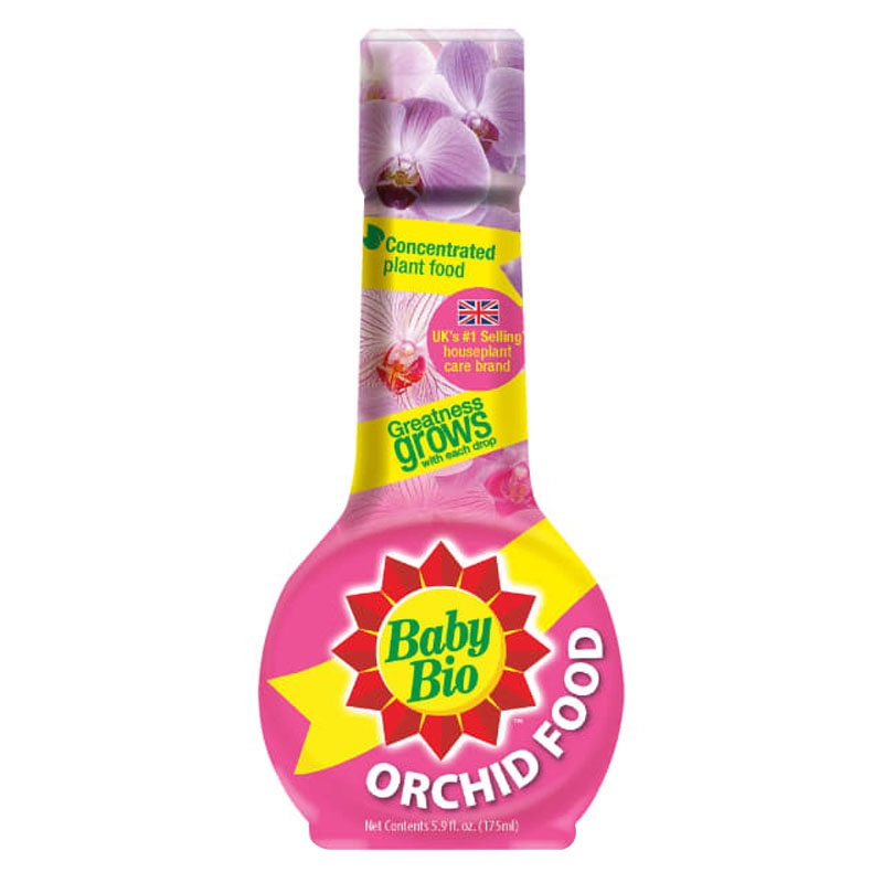 Baby Bio 800510A Concentrate Houseplant Orchid Food, 5.9 fl-oz