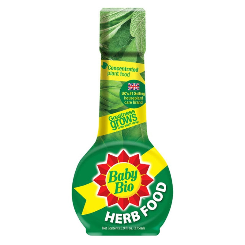 Baby Bio 800530A Concentrate Houseplant Herb Food, 5.9 fl-oz