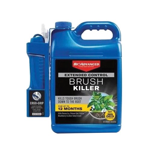 800620A Extended Control Brush Killer, Liquid, Clear, 1.3 gal Bottle