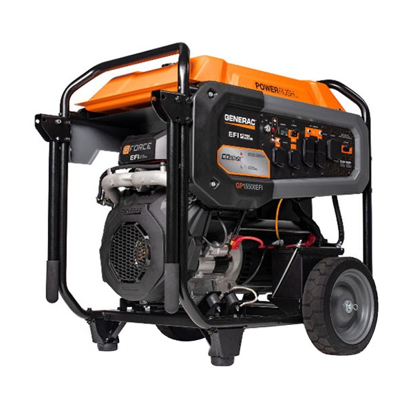 GP Series 7705-0 Portable Generator, 120/240 V, 19,300 W Output, Gasoline, 14.2 gal Tank, Electric Start