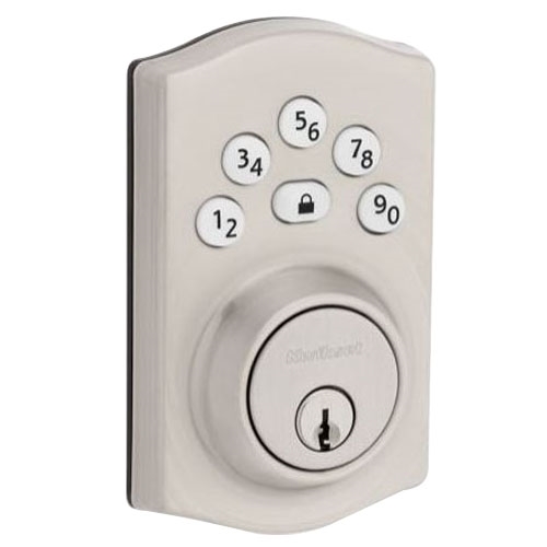 Powerbolt 240 992400-002 Keypad Electronic Lock, 3 Grade, Zinc, Satin Nickel, KW1 Keyway, 1/PK