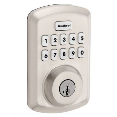 Powerbolt 250 992500-002 Keypad Electronic Lock, 3 Grade, Zinc, Satin Nickel, KW1 Keyway