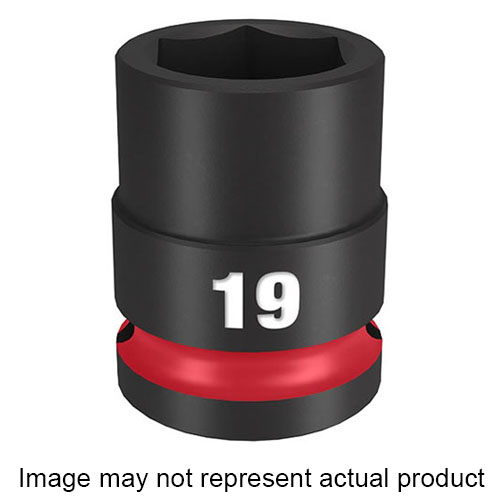 SHOCKWAVE Impact Duty 49-66-6396 Impact Socket, 21 mm Socket, Deep D Socket, 90 mm OAL, 3/4 in Drive, 6-Point