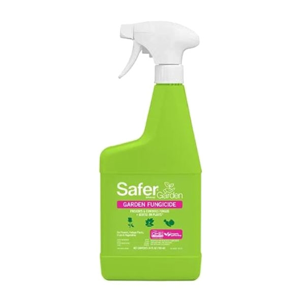 SG5450 Garden Fungicide Spray, Liquid, Slight Sulfur, Brownish Yellow, 24 fl-oz Bottle