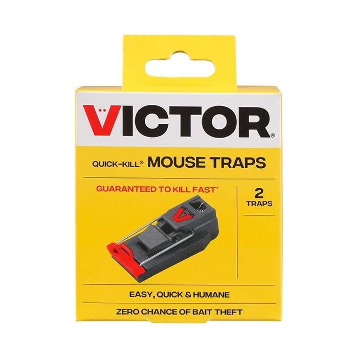 Quick-Kill M140B Mouse Trap, 2/PK