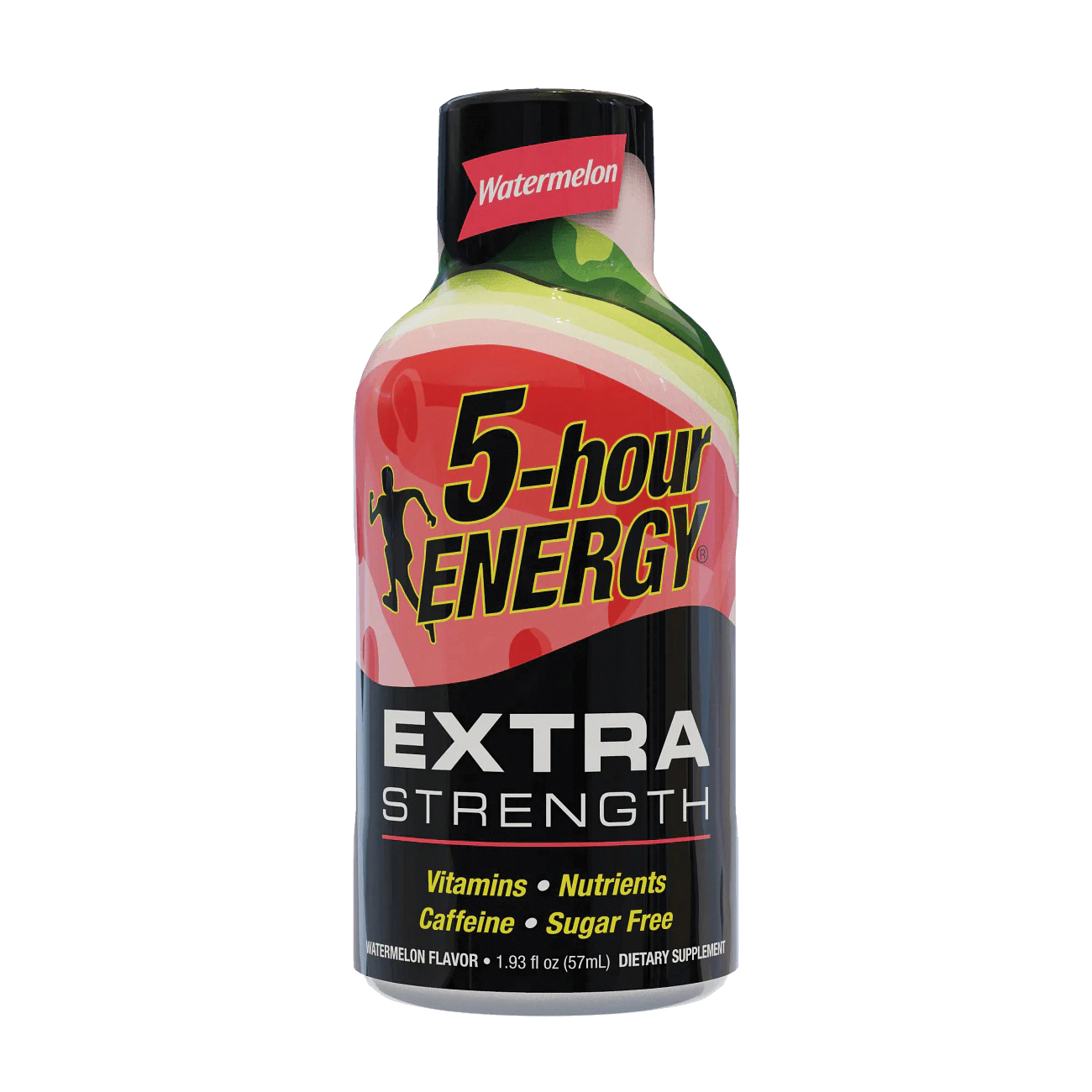 775121 Energy Shot, Watermelon, 1.93 oz Bottle