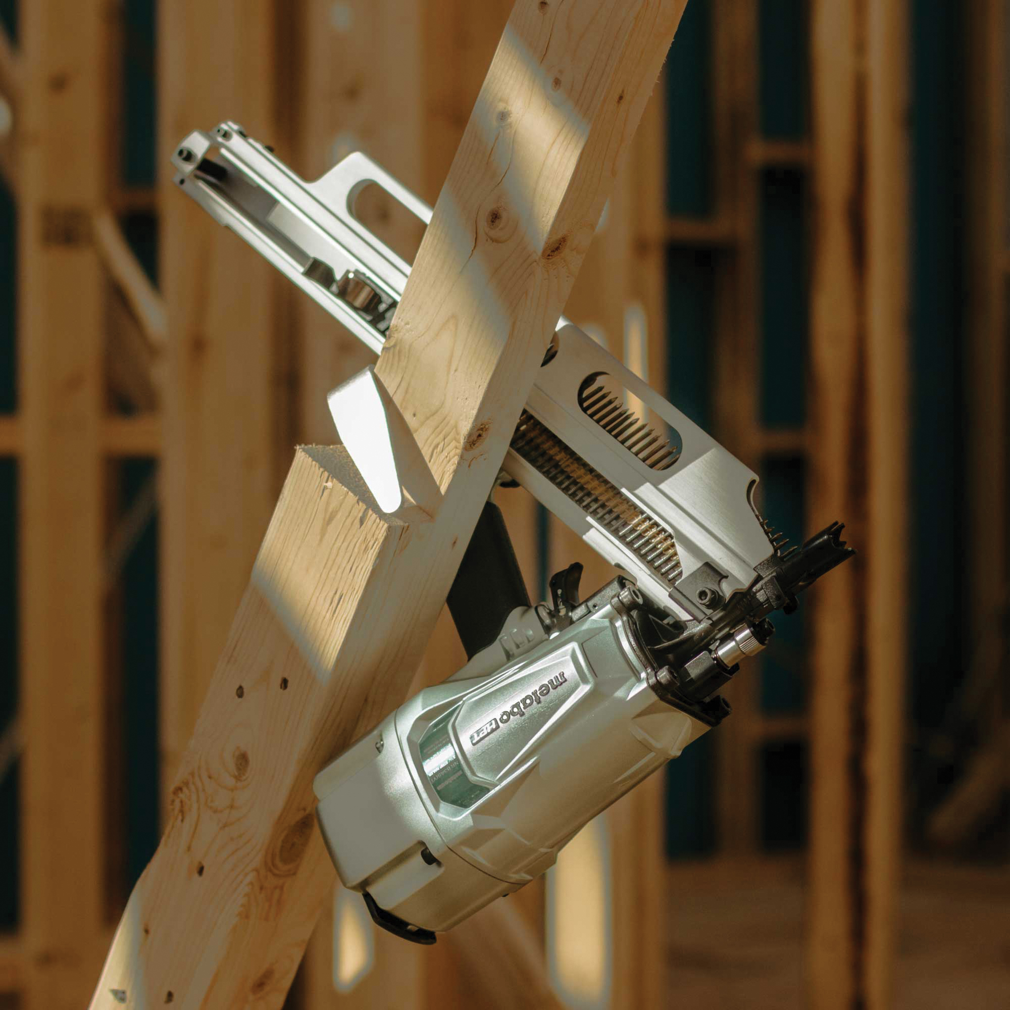Metabo HPT NR83A5Y Framing Nailer with Magazine, 50 to 70 Magazine, 21 deg Collation, 2 to 3-1/4 in L Fastener - 4
