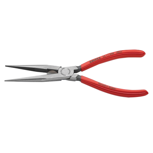 Knipex 26 11 200 Nose Pliers with Cutter, 8 in OAL, 3/32 in Hard Wire, 1/8 in Medium Hard Wire Cutting Capacity - 2