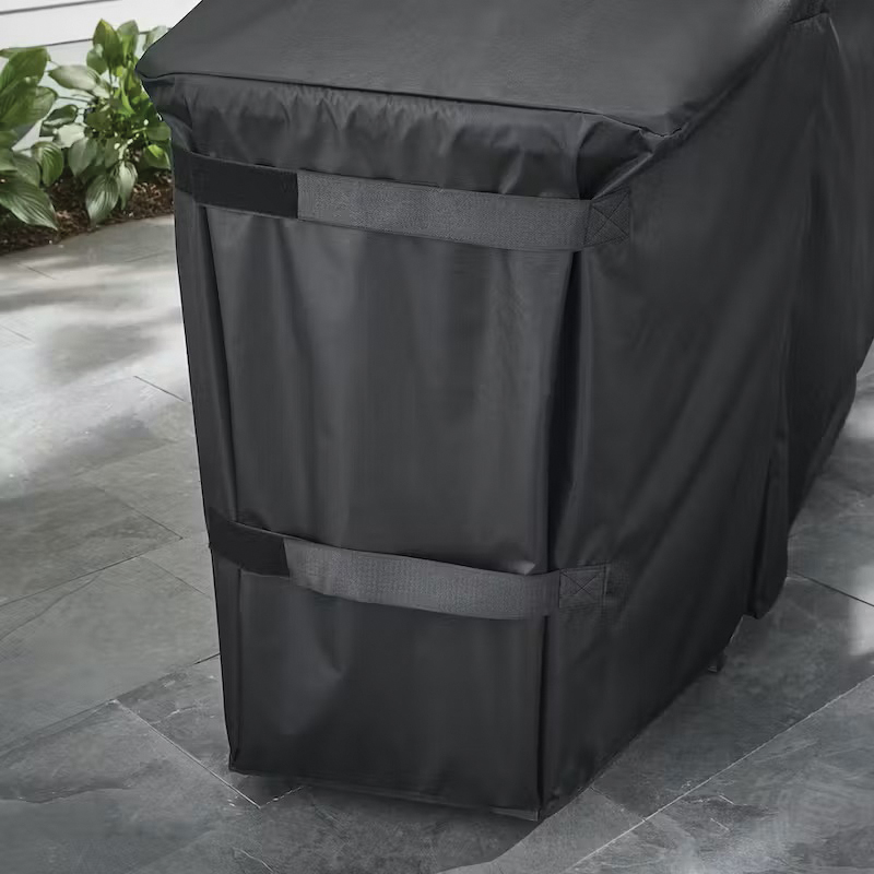 Weber 3400119 Griddle Cover, 70 in W, 23-1/2 in D, 39-1/2 in H, Polyester, Black - 5