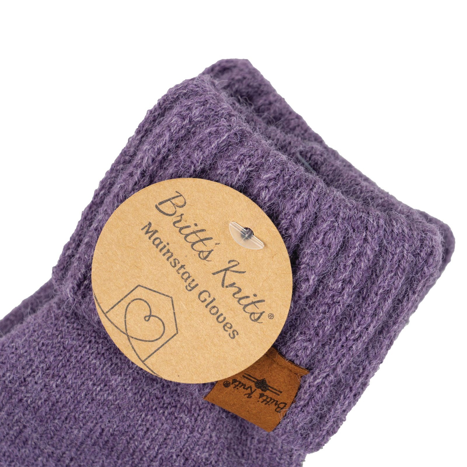 Britt's Knits Mainstay Series BKMSG2-PUR Gloves, Purple - 2