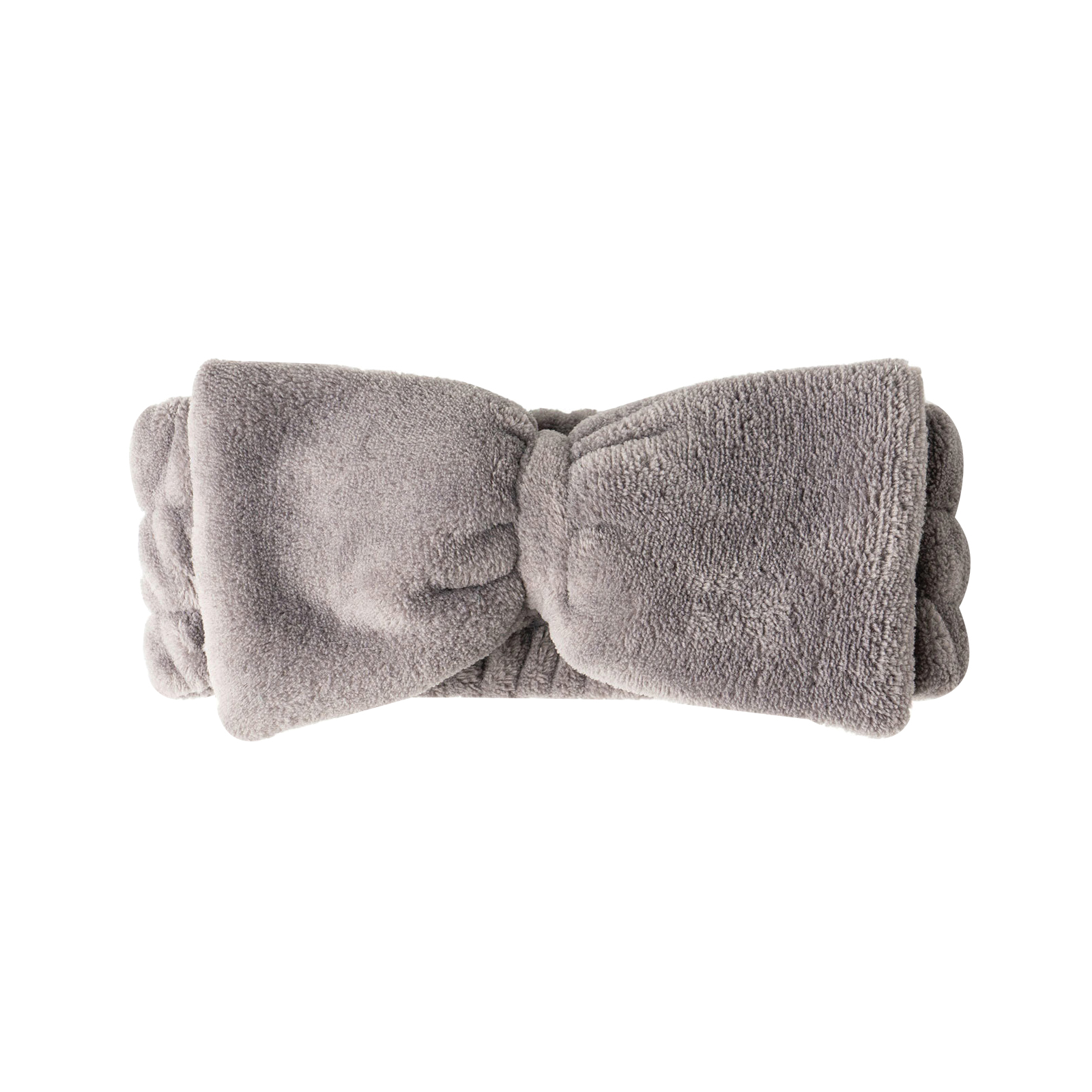 Lemon Lavender Take a Bow LLBOW18 Spa Headband, One-Size, Plush, Blue/Gray/Pink - 2