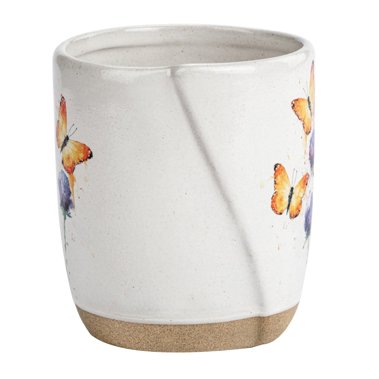Demdaco Butterfly, Dean Crouser Series 1004610231 Mug, 14 oz, Stoneware - 3