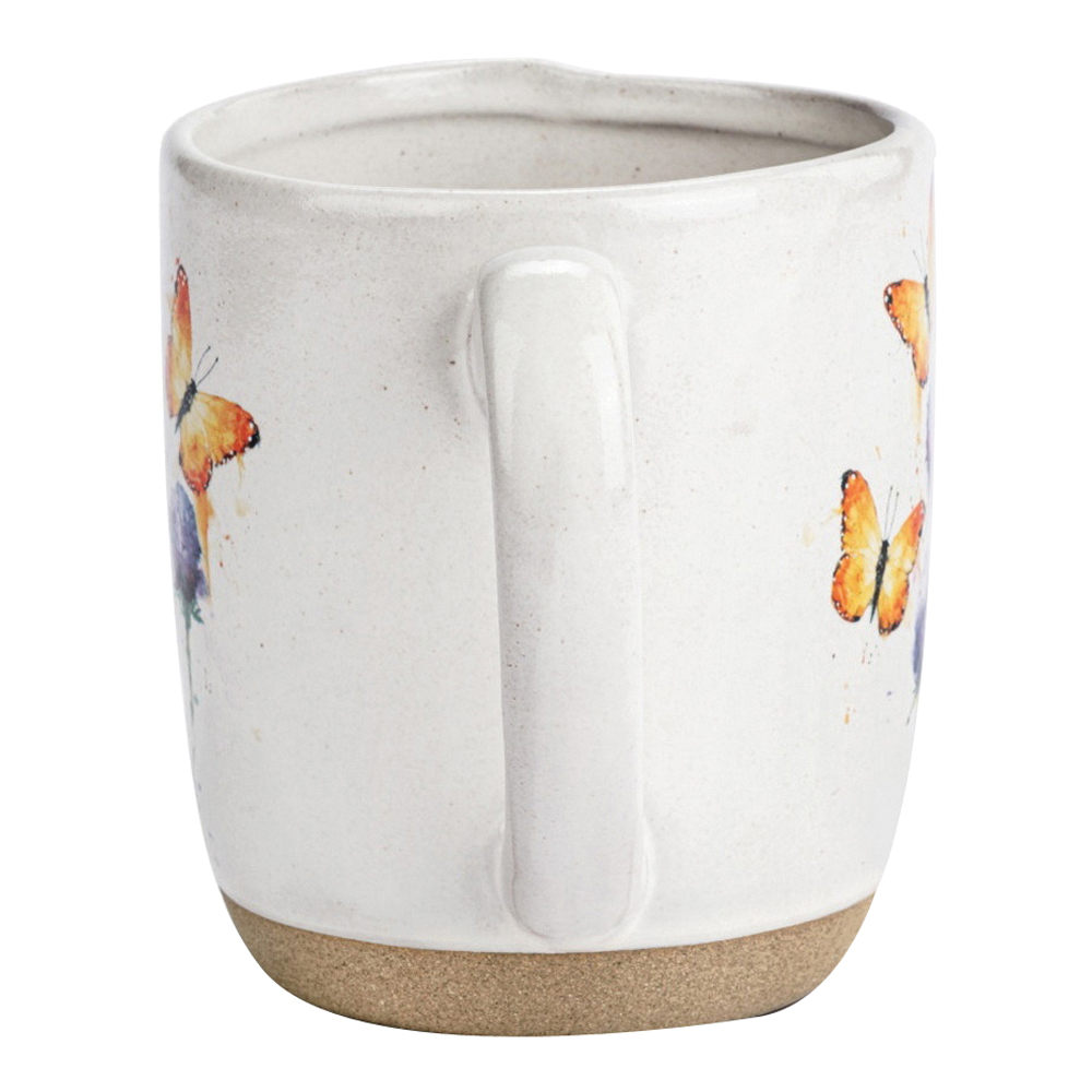 Demdaco Butterfly, Dean Crouser Series 1004610231 Mug, 14 oz, Stoneware - 4
