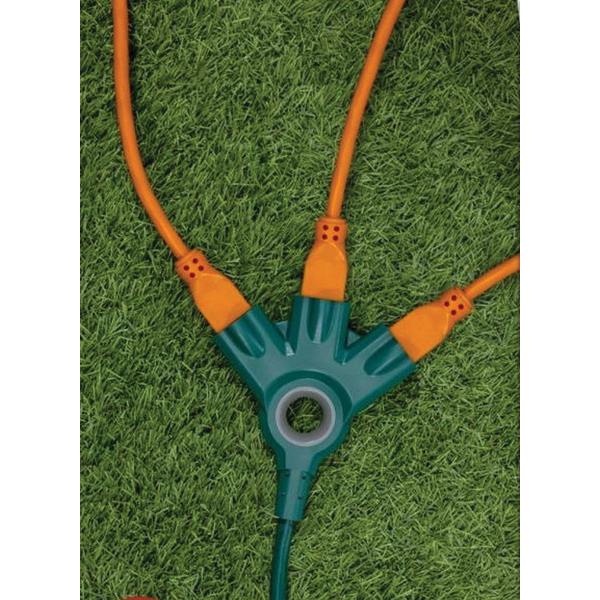 Philips EZGrip SPC6253ZG/37 Indoor/Outdoor Extension Cord, 16 AWG Cable, Plug, Grounded, 25 ft L, 13 A, 125 V, Green - 3