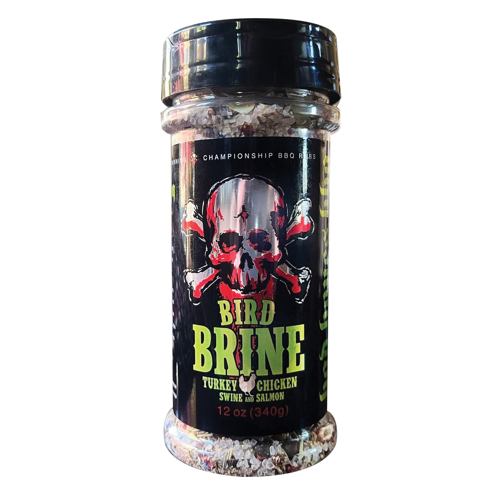 BAD BONES BBQ BIRD BRINE Bad Bones Bbq BIRD BRINE Bird Brine Seasoning, Savory, 12 oz - 1