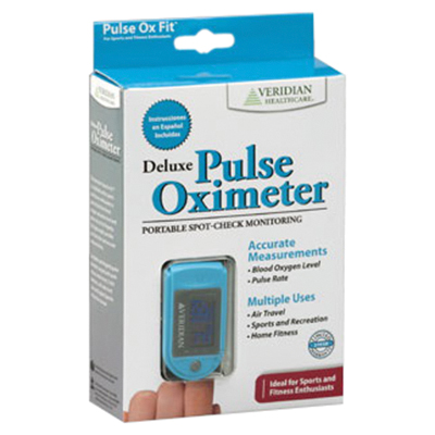 VERIDIAN HEALTHCARE 11-50D Pulse Oximeter, Battery, Digital, 70 to 100% SPO2, 30 to 250 bpm Pulse Rate Accuracy - 4