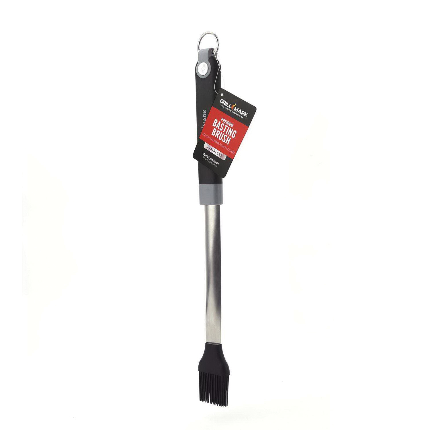 Grill Basting Brush, GrillMark, Silicone/Steel Bristle, Plastic Handle - 2