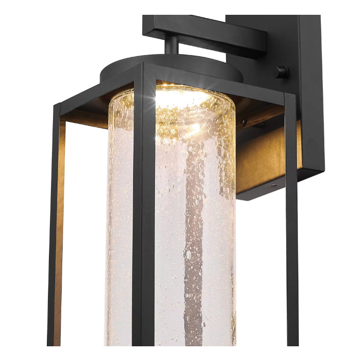 globe Capulet Series 44359 Modern Outdoor Wall Sconce, 120 V, Integrated LED Lamp, 1150 Lumens, 2700 K Color Temp - 4