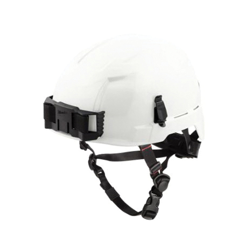 BOLT 48-73-1301 Safety Helmet, Polycarbonate, White, Fits Hat Size: 6-1/2 to 8-1/2