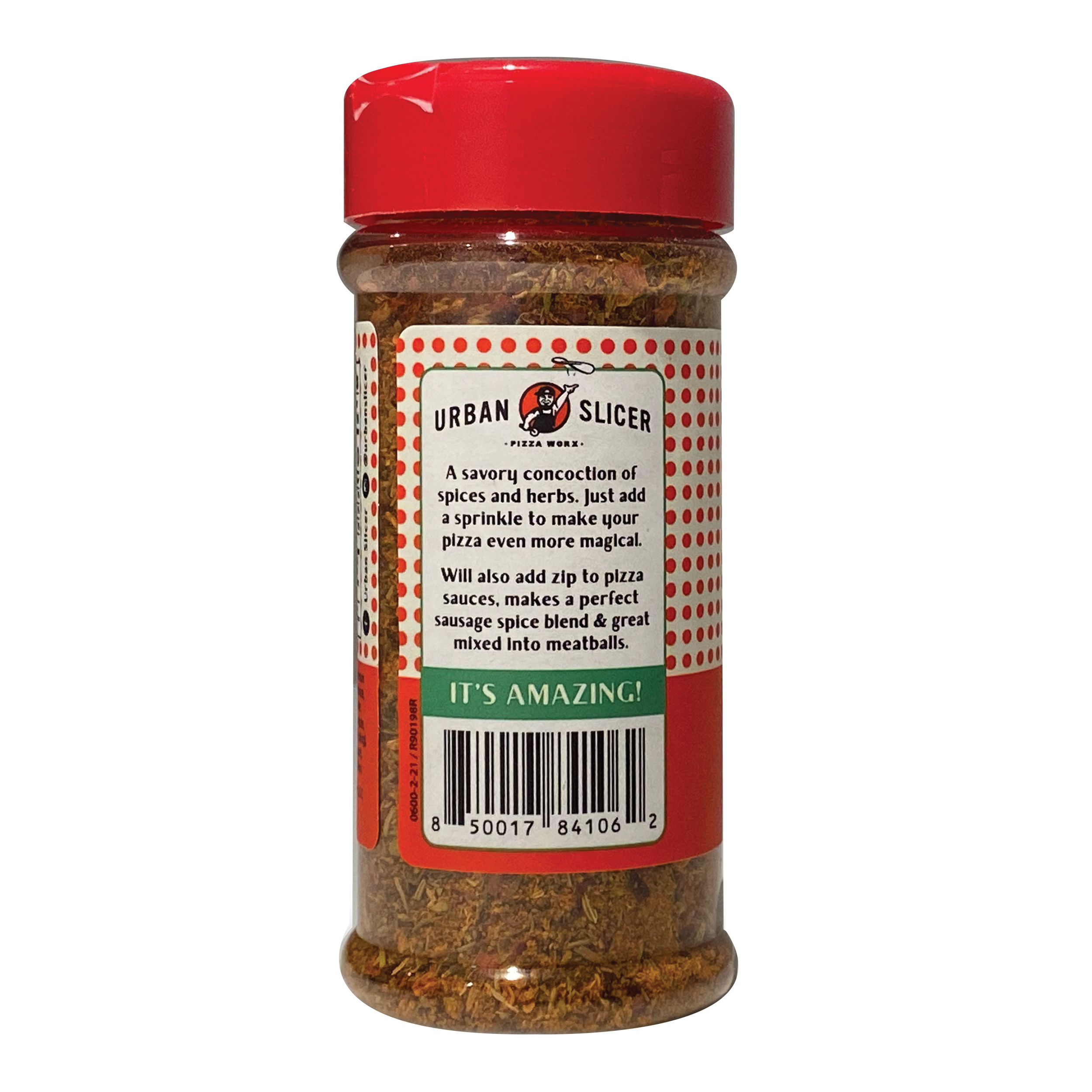 Urban Slicer Pizza Worx 600 Seasoning, Pizza Mojo, 4.7 oz Bottle - 2